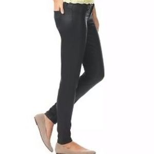 Aeropostale Ashley Shiny Ultra Skinny Pants Black